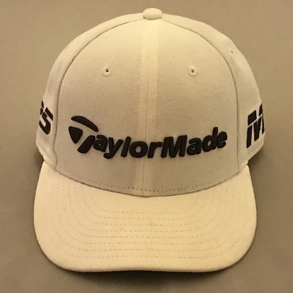 New Era Taylor Made Golf Classic Black and White Baseball Hat
